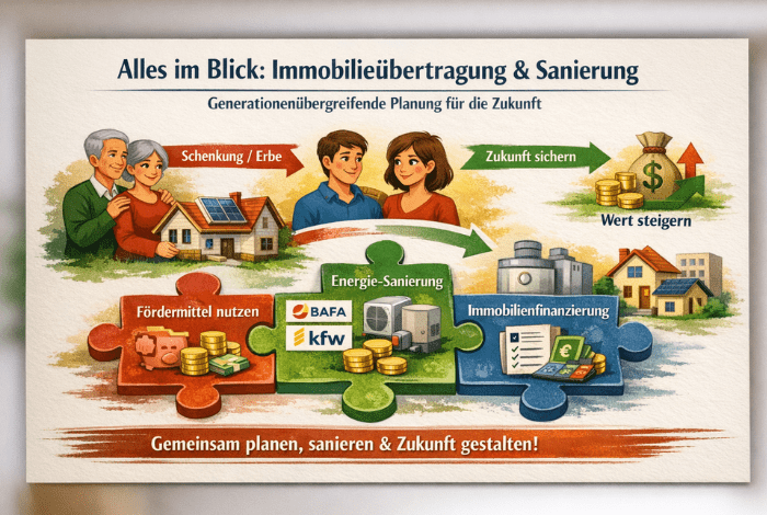 Immobilie auf die Kinder übertragen