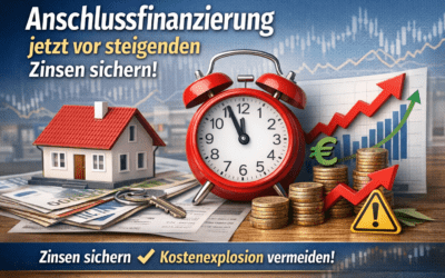 Anschlussfinanzierung jetzt vor steigenden Zinsen sichern