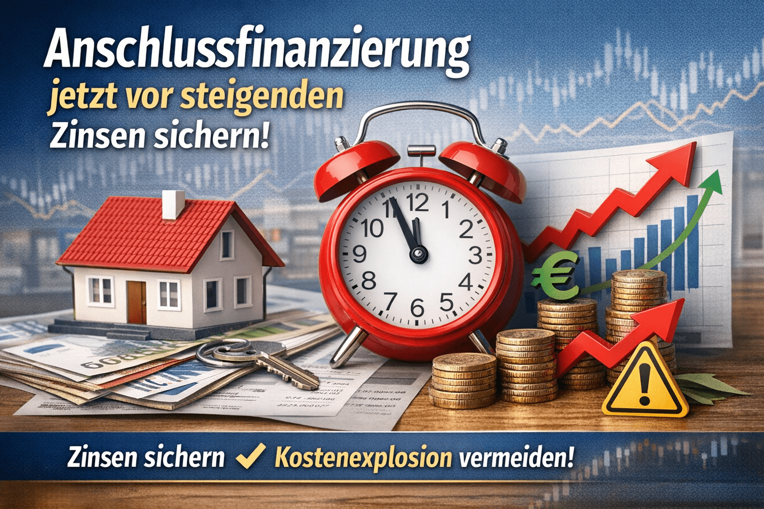 Anschlussfinanzierung rechtzeitig vorbereiten Schon kleine Zinsanstiege erhöhen die Monatsrate spürbar. Wir prüfen Optionen für stabile Konditionen. Landsberg am Lech, Kaufering, Penzing, Buchloe, Augsburg, Türkheim, Fürstenfeldbruck, Dachau